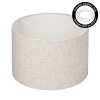 Abat-jour en tissu  Bassagoda pièce de rechange, Abat-jour beige, Blanc