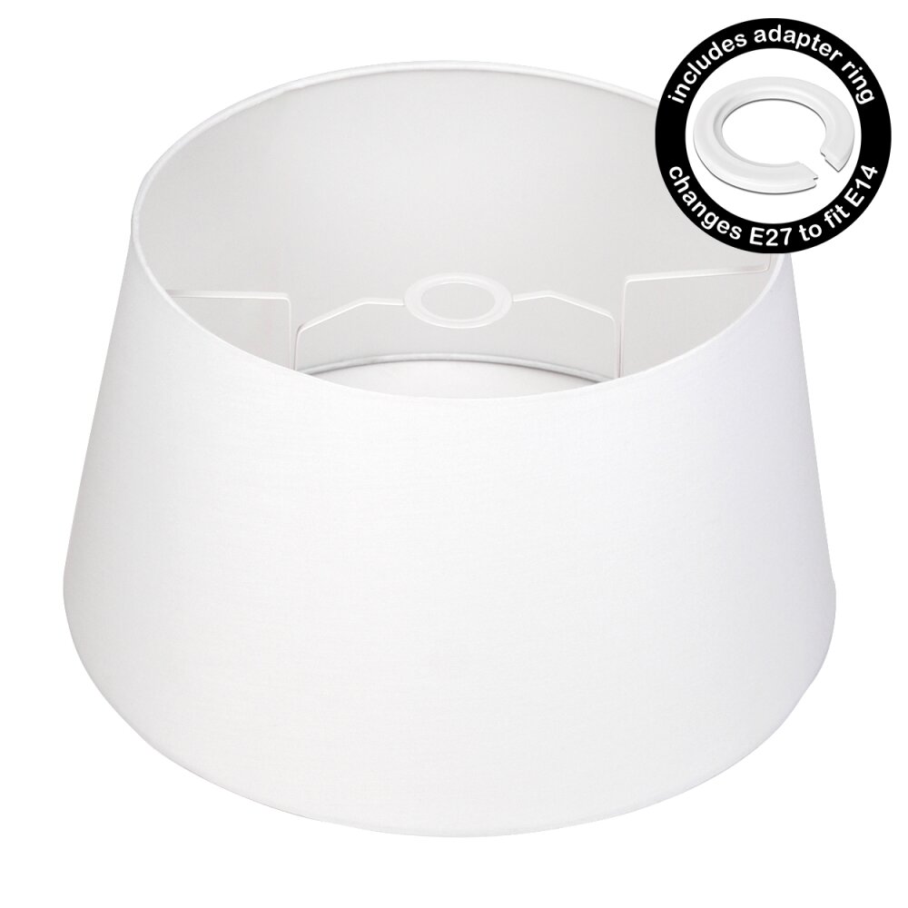 Abat-jour en tissu Bassagoda pièce de rechange, Abat-jour Blanc main product photo
