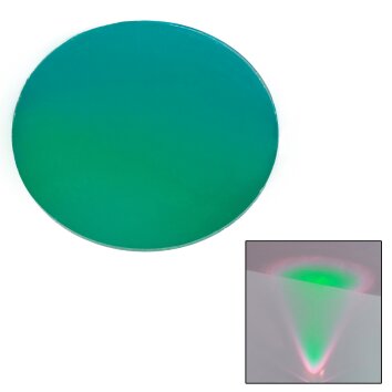 Filtre de couleur en verre Harare Verre de rechange, pièce de rechange Vert Filtre de couleur en verre Harare Verre de rechange, pièce de rechange Vert