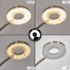 Lampadaire Donna LED Nickel mat, 2 lumières