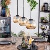 Koyoto Suspension, Boule lumineuse, Suspension Ambre, 3 lumières