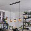 Koyoto Suspension, Boule lumineuse, Suspension Ambre, 3 lumières
