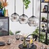 Koyoto Suspension, Boule lumineuse, Suspension Clair, Fumé, 3 lumières