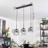 Koyoto Suspension, Boule lumineuse, Suspension Clair, Fumé, 3 lumières