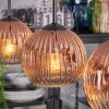 Ripoll Suspension, Boule lumineuse, Suspension Clair, Cuivré, 3 lumières