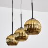 Koyoto Suspension, Boule lumineuse, Suspension Or, 3 lumières