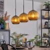 Koyoto Suspension, Boule lumineuse, Suspension Or, 3 lumières