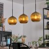 Koyoto Suspension, Boule lumineuse, Suspension Or, 3 lumières