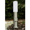 Caserta Borne lumineuse, Lampadaire, Eclairage de chemin Acier inoxydable, 1 lumière