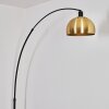 Baloca Lampadaire, Lampadaires arc Noir, 1 lumière