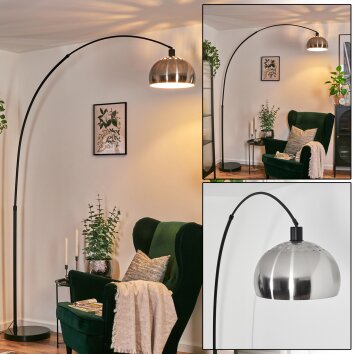 Baloca Lampadaire, Lampadaires arc Noir, 1 lumière