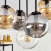 Gastor Plafonnier, Boule lumineuse 45 cm Ambre, Clair, Fumé, 5 lumières