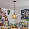 Koyoto Suspension, Boule lumineuse, Suspension Or, Noir, 1 lumière