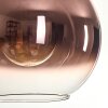 Koyoto Suspension, Boule lumineuse, Suspension Or, Noir, 1 lumière