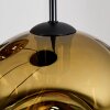 Ripoll Suspension, Boule lumineuse, Suspension grappe Bleu, Or, Vert, Cuivré, 4 lumières