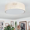 Foggia Plafonnier Nickel mat, 3 lumières