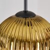 Ripoll Suspension, Boule lumineuse, Suspension grappe Ambre, Chrome, Or, Clair, Cuivré, Fumé, 4 lumières