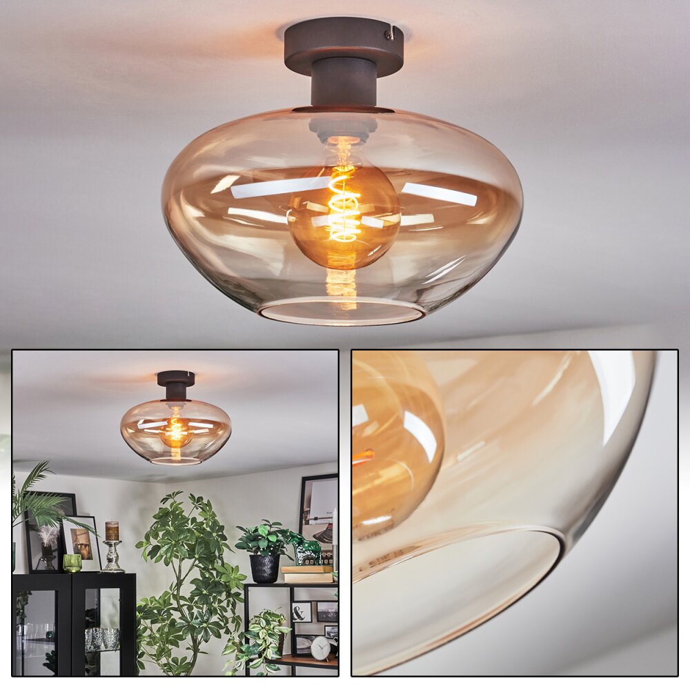 Mertola Plafonnier Ambre, Clair, 1 lumière main product photo