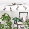 Edain Plafonnier, Spot de plafond LED Chrome, Nickel mat, 4 lumières Edain Plafonnier, Spot de plafond LED Chrome, Nickel mat, 4 lumières