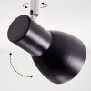 Farel Plafonnier, Spot de plafond Chrome, Noir, 4 lumières