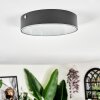 Elmar Plafonnier LED Noir, 1 lumière
