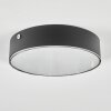 Elmar Plafonnier LED Noir, 1 lumière