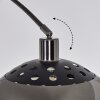 Baloca Lampadaire Chrome, Noir, 1 lumière