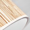 Foggia Plafonnier Nickel mat, 3 lumières