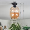 Apedo Plafonnier Ambre, 1 lumière