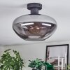 Mertola Plafonnier Fumé, 1 lumière