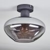 Mertola Plafonnier Fumé, 1 lumière