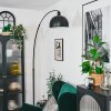 Baloca Lampadaire, Lampadaires arc Noir, 1 lumière