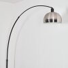 Baloca Lampadaire, Lampadaires arc Noir, 1 lumière