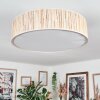 Foggia Plafonnier Nickel mat, 3 lumières