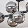 Gastor Plafonnier, Boule lumineuse Fumé, 8 lumières