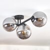 Gastor Plafonnier, Boule lumineuse Fumé, 3 lumières