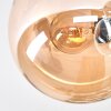 Gastor Plafonnier, Boule lumineuse Ambre, Clair, Fumé, 3 lumières
