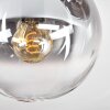 Gastor Plafonnier, Boule lumineuse Clair, Fumé, 3 lumières