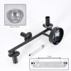 Gastor Plafonnier, Boule lumineuse Clair, Fumé, 3 lumières