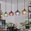 Cem Suspension, Suspension Bleu, Jaune, Vert, Clair, Rouge, 4 lumières