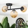 Chehalis Plafonnier, Boule lumineuse Ambre, 3 lumières