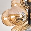 Chehalis Plafonnier, Boule lumineuse 39 cm LED Ambre, 13 lumières