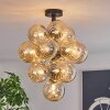Chehalis Plafonnier, Boule lumineuse 39 cm LED Ambre, 13 lumières