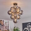 Chehalis Plafonnier, Boule lumineuse 39 cm LED Fumé, 13 lumières