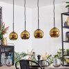 Koyoto Suspension, Boule lumineuse, Suspension Or, 4 lumières