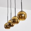 Koyoto Suspension, Boule lumineuse, Suspension Or, 4 lumières