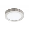 Applique murale / Plafonnier Eglo FUEVA 1 LED Nickel mat, 1 lumière
