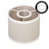Abat-jour en tissu  Bassagoda pièce de rechange, Abat-jour beige, Blanc