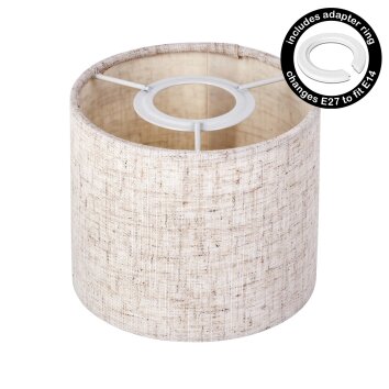 Abat-jour en tissu  Bassagoda pièce de rechange, Abat-jour Écru, Blanc