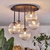 Chehalis Plafonnier, Boule lumineuse Clair, 5 lumières
